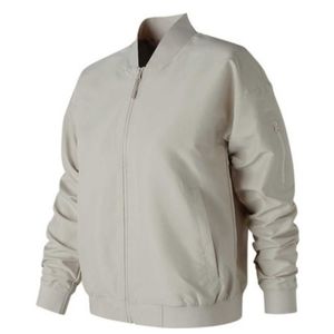 NWT New Balance Luxe Sateen Bomber Jacket Large